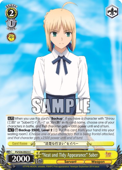 “Neat and Tidy Appearance” Saber - Image 1