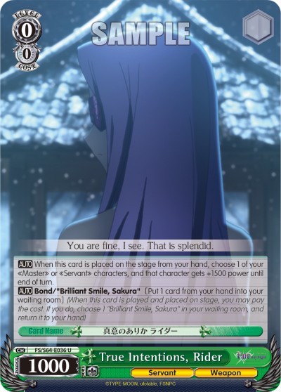True Intentions, Rider - Image 1