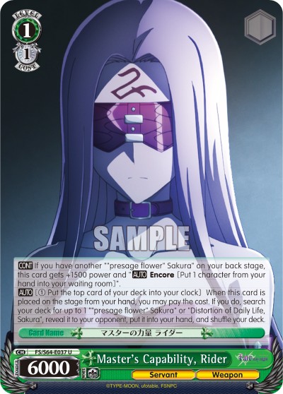 Master's Capability, Rider - Image 1