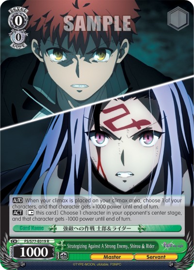 Strategizing Against A Strong Enemy, Shirou & Rider - Image 1