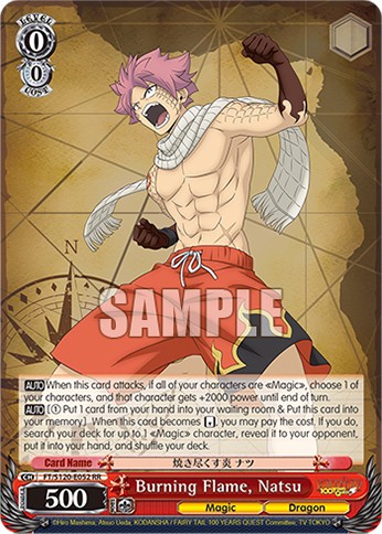 Burning Flame, Natsu - Image 1