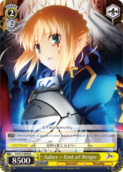 Saber - End of Reign - Image 1