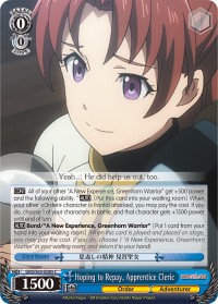 Hoping to Repay, Apprentice Cleric - Image 1