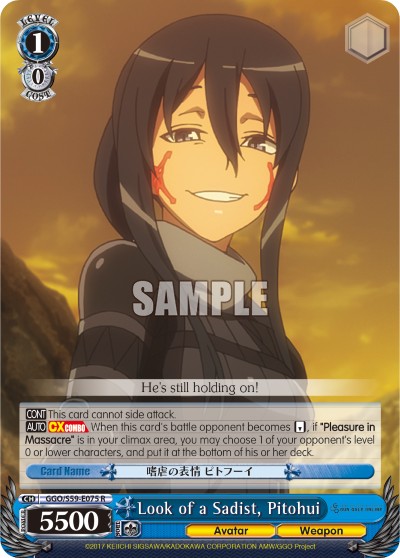 Look of a Sadist, Pitohui - Image 1