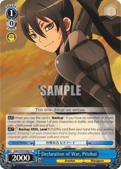 Declaration of War, Pitohui - Image 1