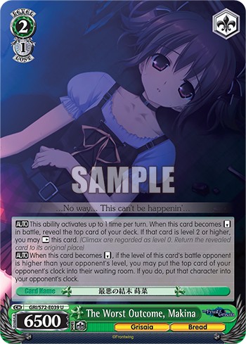 The Worst Outcome, Makina - Image 1