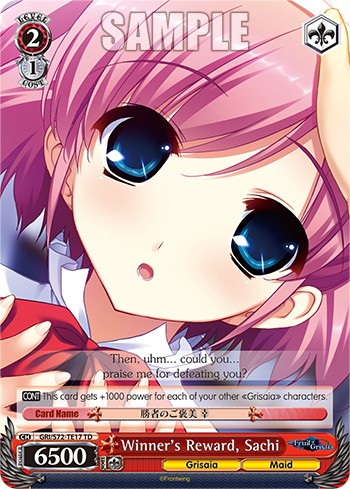 Winner's Reward, Sachi - Image 1