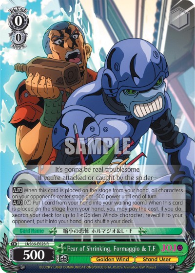 Fear of Shrinking, Formaggio & T.F - Image 1