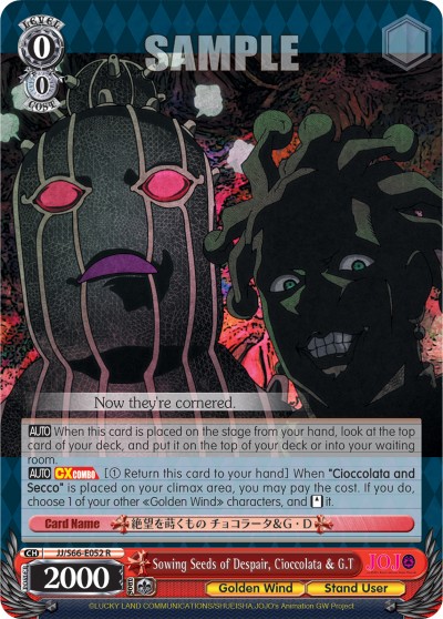 Sowing Seeds of Despair, Cioccolata & G.T - Image 1