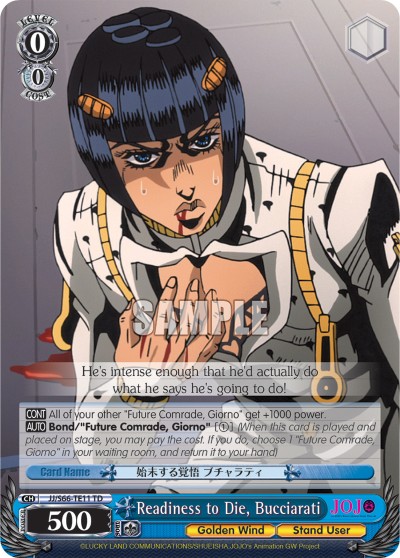 Readiness to Die, Bucciarati - Image 1