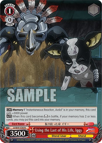 Using the Last of His Life, Iggy - Image 1