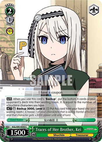 Traces of Her Brother, Kei - Image 1