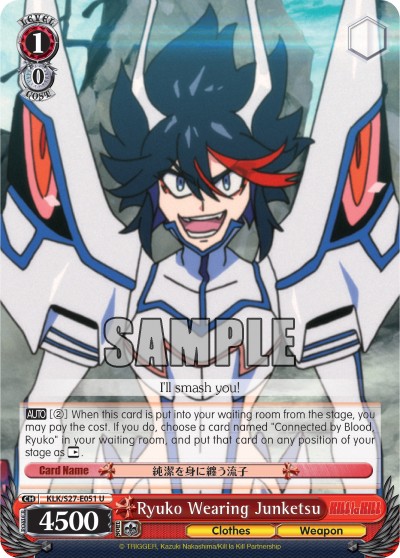 Ryuko Wearing Junketsu - Image 1