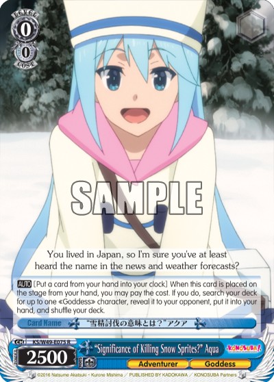 “Significance of Killing Snow Sprites?” Aqua - Image 1
