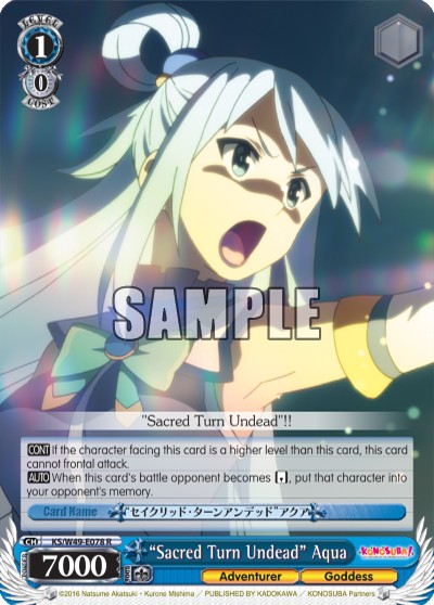 “Sacred Turn Undead” Aqua - Image 1