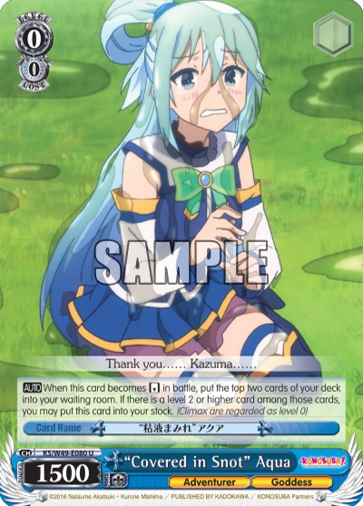 “Covered in Snot” Aqua - Image 1