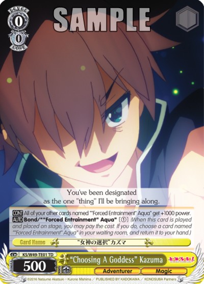 “Choosing A Goddess” Kazuma - Image 1