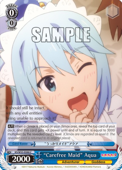 "Carefree Maid" Aqua - Image 1