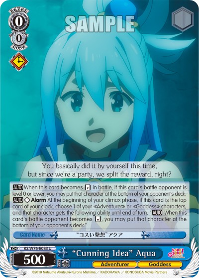 "Cunning Idea" Aqua - Image 1
