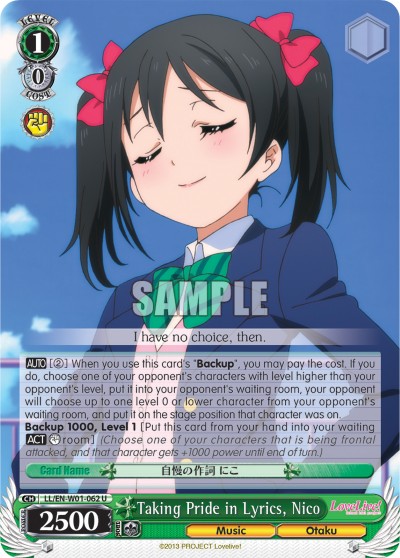 Taking Pride in Lyrics, Nico - Image 1