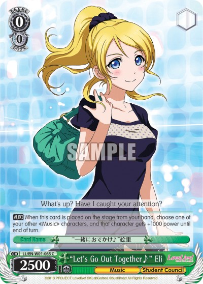 "Let's Go Out Together♪" Eli - Image 1