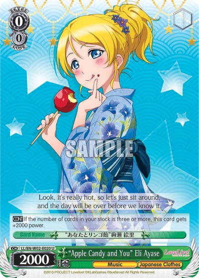 “Apple Candy and You” Eli Ayase - Image 1