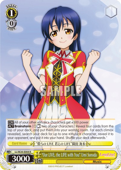 "Our LIVE, the LIFE with You" Umi Sonoda - Image 1