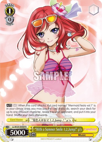 "With a `Summer Smile 1,2,Jump!" μ's - Image 1