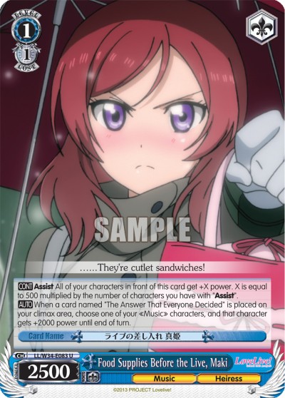 Food Supplies Before the Live, Maki - Image 1