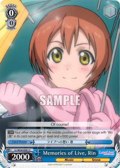Memories of Live, Rin - Image 1