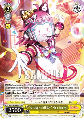 “A Happy Birthday” Rina Tennoji - Image 1