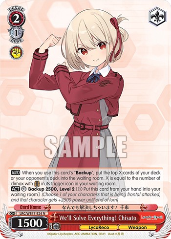 We'll Solve Everything! Chisato - Image 1