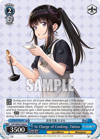 In Charge of Cooking, Takina - Image 1