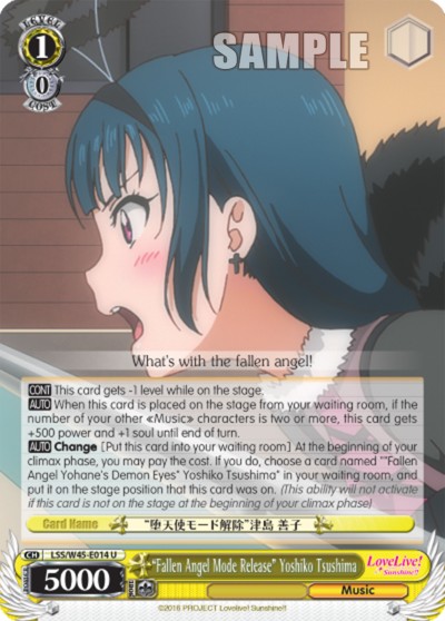 "Fallen Angel Mode Release" Yoshiko Tsushima - Image 1