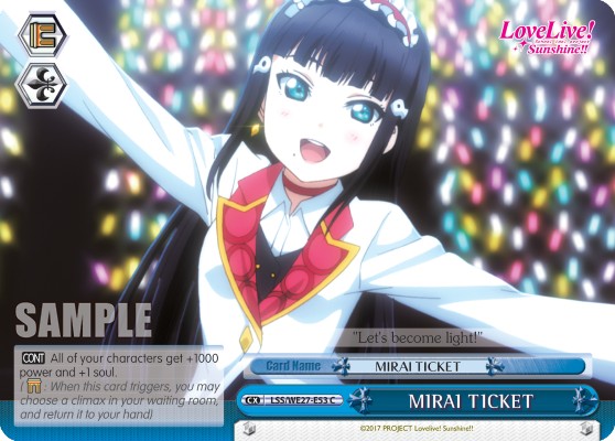 MIRAI TICKET - Image 1