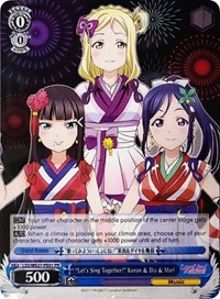 "Let's Sing Together!" Kanan & Dia & Mari - Image 1