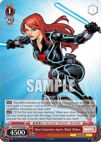 Most Important Agent, Black Widow - Image 1