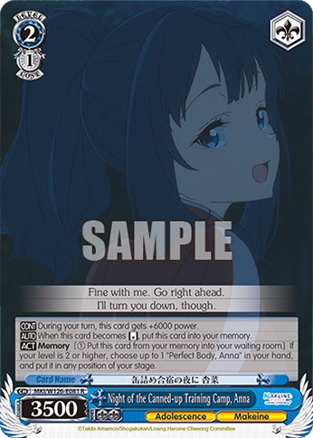 Night of the Canned-up Training Camp, Anna - Image 1