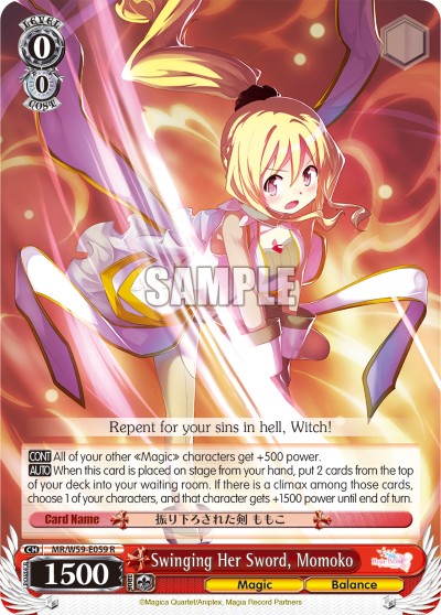 Swinging Her Sword, Momoko - Image 1