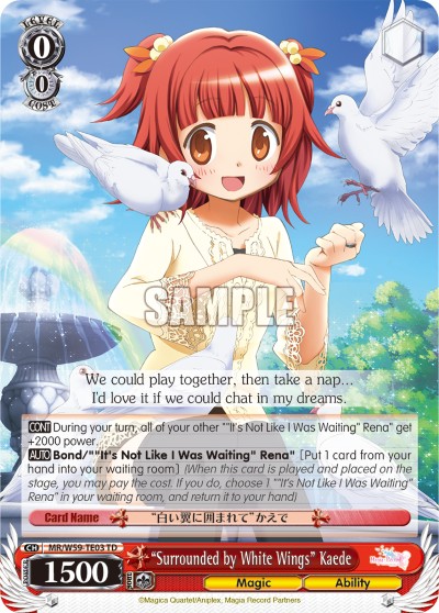 "Surrounded by White Wings" Kaede - Image 1
