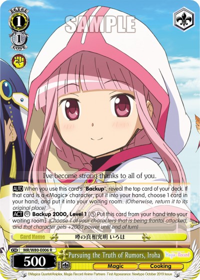 Pursuing the Truth of Rumors, Iroha - Image 1