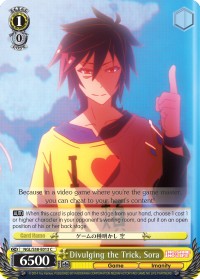 Divulging the Trick, Sora - Image 1