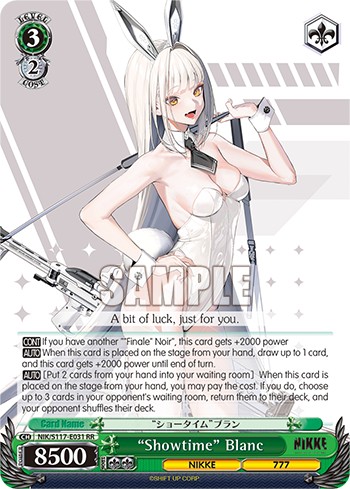“Showtime” Blanc - Image 1