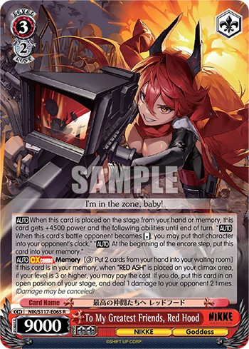 To My Greatest Friends, Red Hood - Image 1