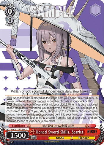 Honed Sword Skills, Scarlet - Image 1