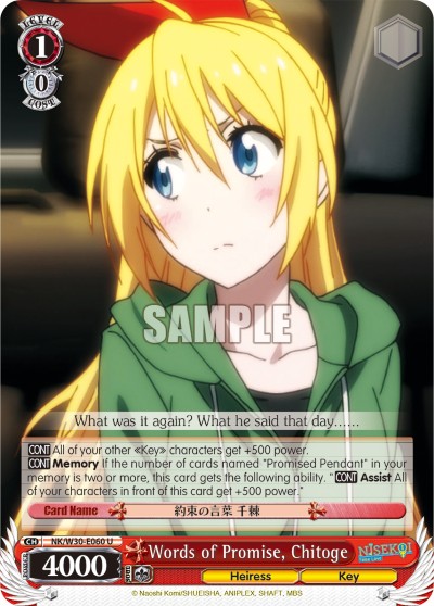 Words of Promise, Chitoge - Image 1