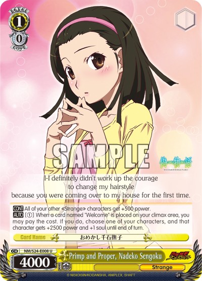 Primp and Proper, Nadeko Sengoku - Image 1