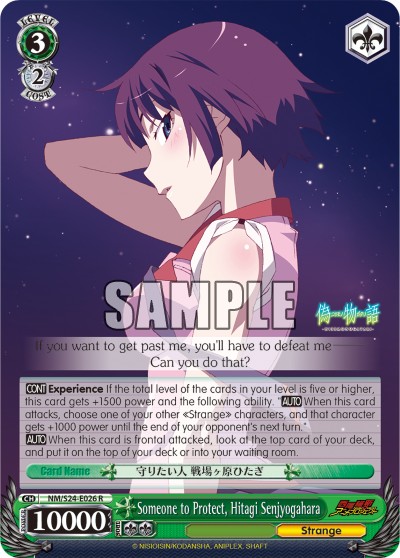 Someone to Protect, Hitagi Senjyogahara - Image 1