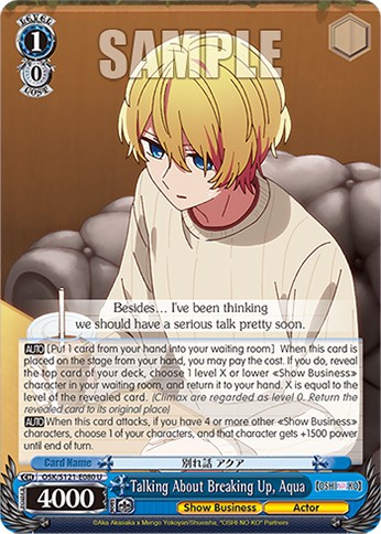 Talking About Breaking Up, Aqua - Image 1