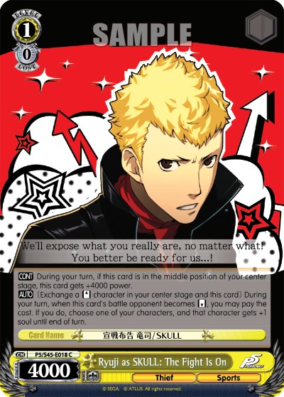 Ryuji as SKULL: The Fight Is On - Image 1